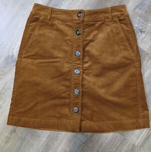 CAbi aline corduroy skirt